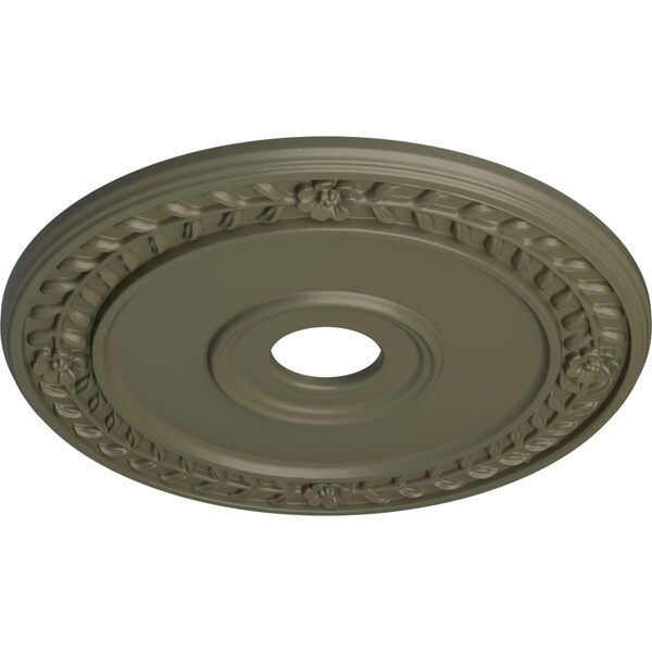 Wreath Ceiling Medallion (Fits Canopies Up To 6), 21 1/8OD X 3 5/8ID X 7/8P